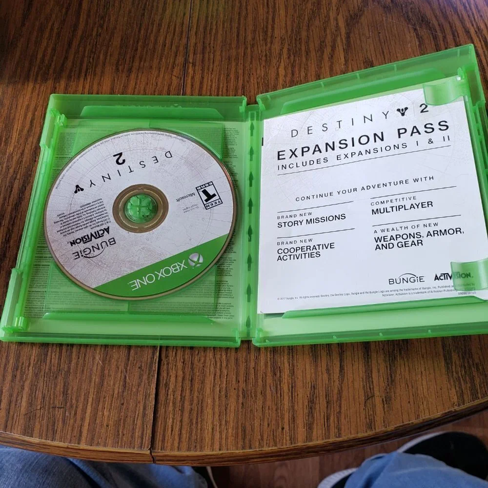 Destiny 2 Xbox One With Inserts 2017
